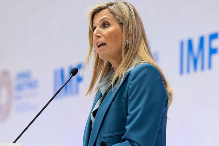 Este fue el increíble look de Máxima de los Países Bajos. Foto: INSTAGRAM @koninklijkhuis