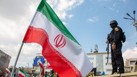 Imágenes de archivo con el funeral de un miembro de la Guardia Revolucionaria Islámica de Irán.