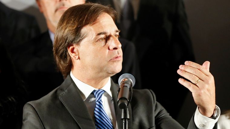 El presidente electo de Uruguay, Luis Lacalle Pou. Montevideo, Uruguay, 16 de diciembre de 2019.