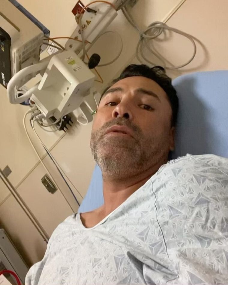 El Golden Boy está internado.