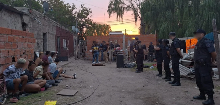 Los operativos de detención por el caso Di María Foto: NA