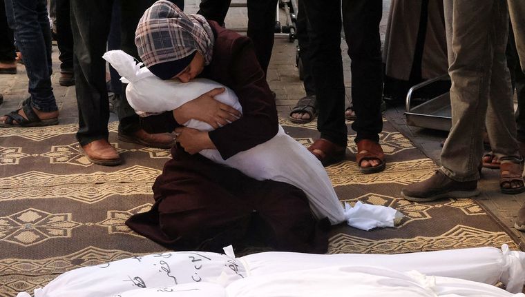 Gaza vive una catástrofe humanitaria. Foto: Télam