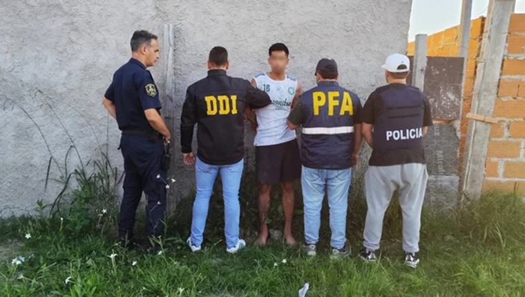 El detenido, de 27 años, es señalado como el autor del homicidio de la enfermera Eliana Vanesa Gómez Foto: NA