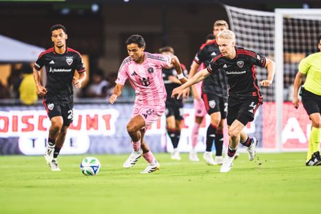 Inter Miami empató con DC United en el Audi Field. Inter Miami empató con DC United en el Audi Field.