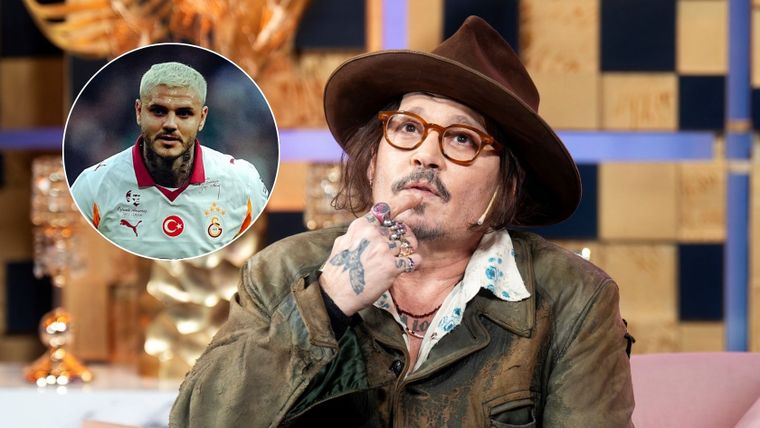 Qué dijo Johnny Depp de Icardi. / Telefe