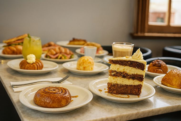 Un destacado a toda hora son las propuestas de pastelería. Un destacado a toda hora son las propuestas de pastelería.