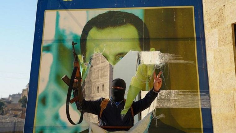 Las facciones rebeldes lograron tomar el control de la ciudad de Alepo, la segunda más grande de Siria, el 30 de noviembre. Foto: Rami Alsayed/NurPhoto via Getty Images