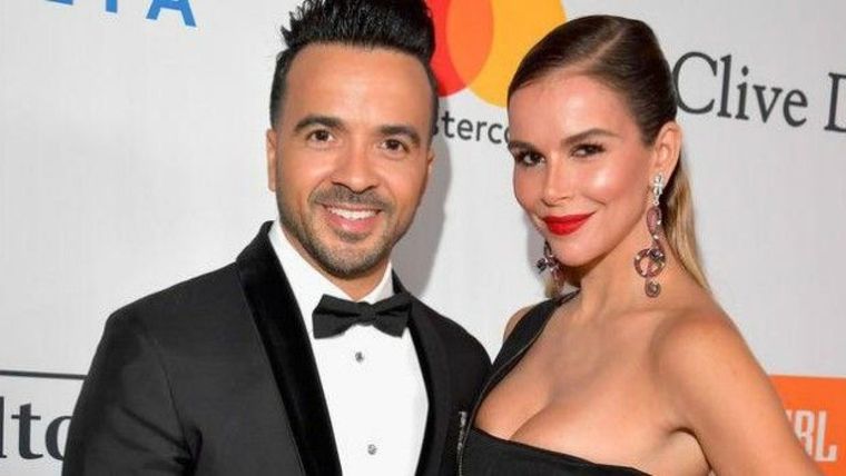 Luis Fonsi y su esposa Águeda López Foto: Archivo