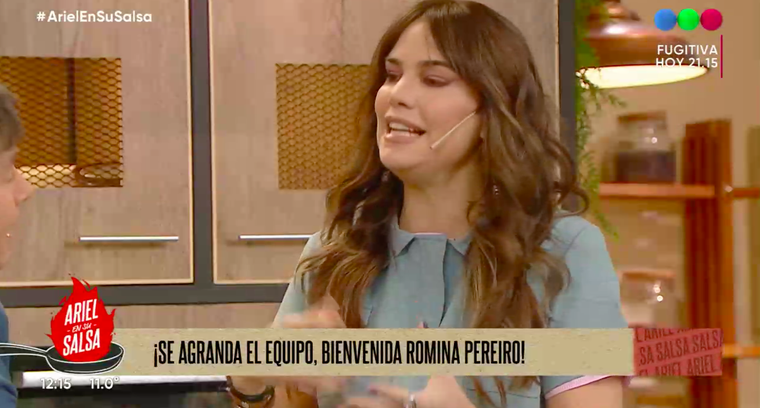 Romina Pereiro debutó en Ariel en su salsa.