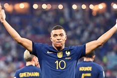 Mbappé marcó los dos goles de Francia. Foto: EFE Mbappé marcó los dos goles de Francia. Foto: EFE