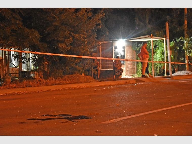 El lugar donde fueron atropelladas las nenas por un conductor alcoholizado