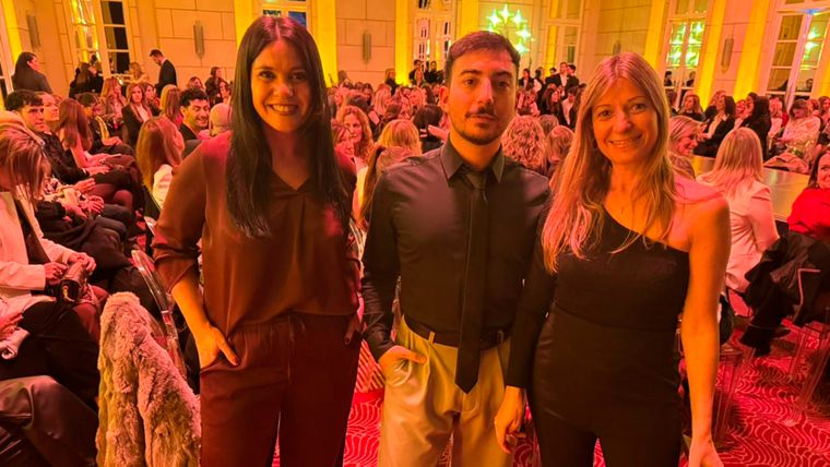 Paula Crombas, Lucas Castro y Mariela Moreno.