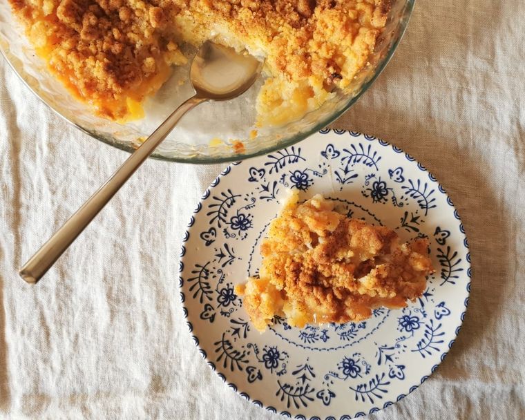 Crumble de manzana Una receta simple y en pocos pasos de crumble de manzana para sorprender a tu familia. Foto: Shutterstock