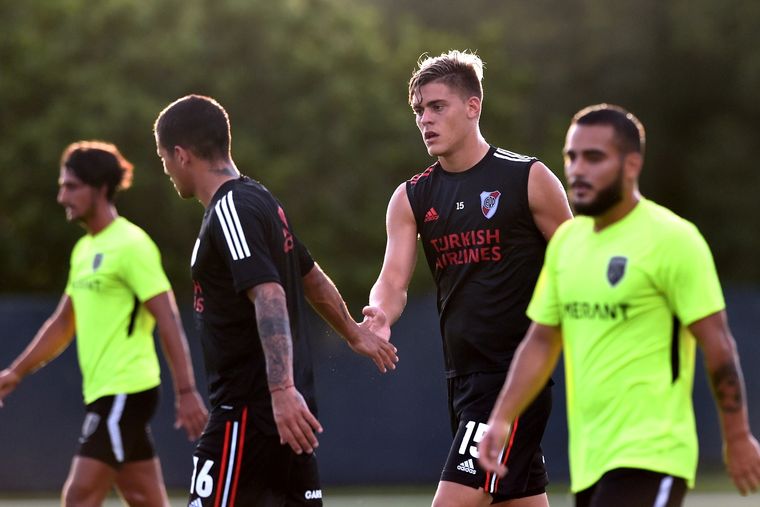 Girotti fue la gran figura del amistoso. Foto: River Plate