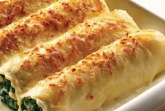 para almorzar super rico unos canelones rellenos con pechuga de pollo