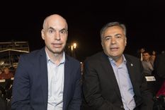 Horacio Rodríguez Larreta y Alfredo Cornejo.