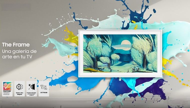 The Frame Serie D, el televisor de Samsung que convierte el arte en parte de la vida diaria. The Frame Serie D, el televisor de Samsung que convierte el arte en parte de la vida diaria.