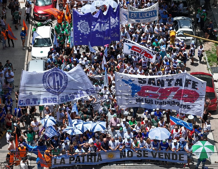 Contra el paro de la CGT, Santa Fe descontará el día Foto: Foto: CTA