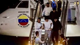 Los repatriados llegaron como parte de la Gran Misión Vuelta a la Patria. Foto EFE Los repatriados llegaron como parte de la Gran Misión Vuelta a la Patria. Foto EFE