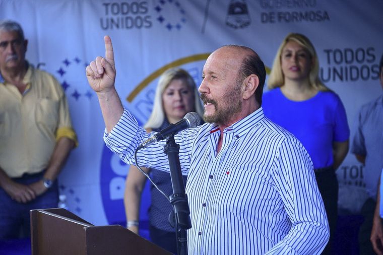 Gildo Insfrán decidió que en Formosa se vote un día distinto a las nacionales. Foto: Télam