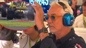 La transmisión captó la reacción de Briatore ante una pifia de Colapinto. La transmisión captó la reacción de Briatore ante una pifia de Colapinto.