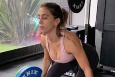 Cinthia Fernández tiene un gimnasio de lujo en su casa. La panelista llegó a tener problemas hasta con sus vecinos por su espacio de entrenamiento.