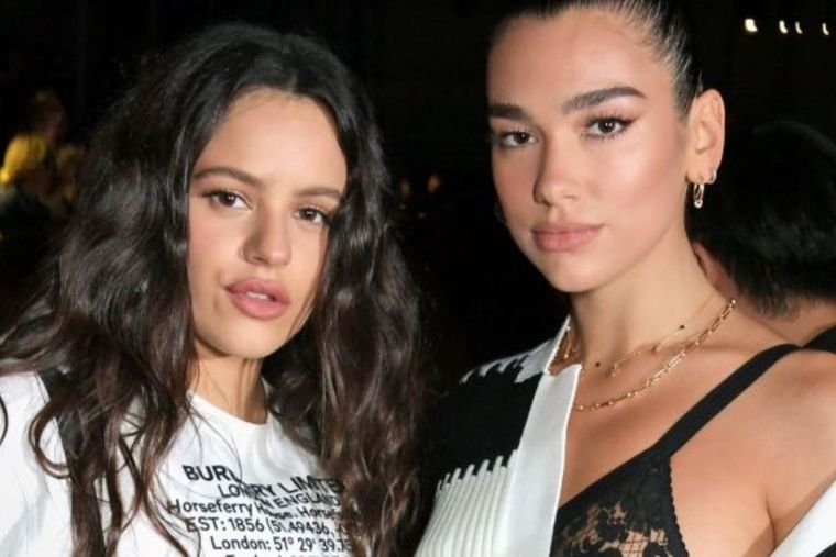 Rosalía y Dua Lipa Foto: Los40 Rosalía-Dua Lipa