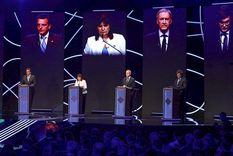Los secretos que guardaron los looks de cada candidato presidencial en el último debate electoral Foto: NA