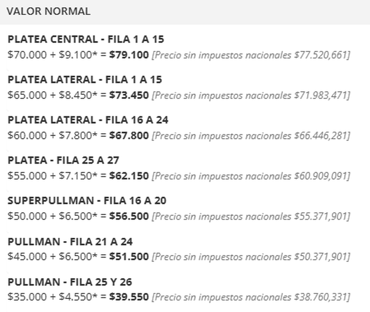 Los precios de las entradas de STOMP en Argentina. Los precios de las entradas de STOMP en Argentina.