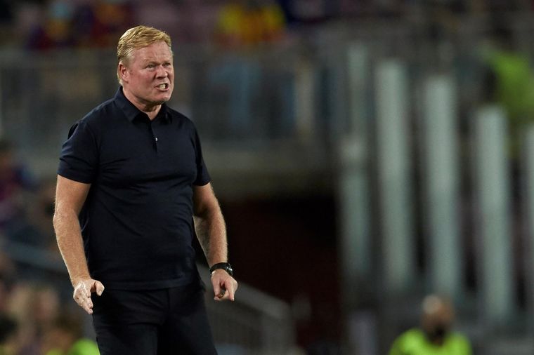 Koeman no tuvo filtro. Foto: EFE