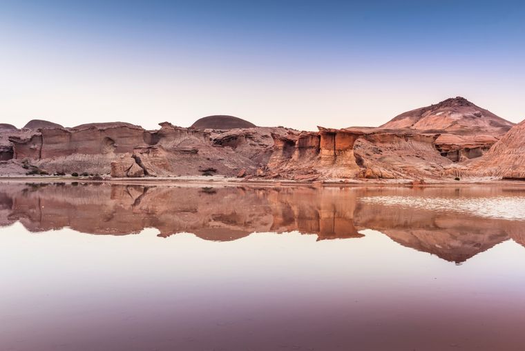 Rocas Coloradas, en la Patagonia