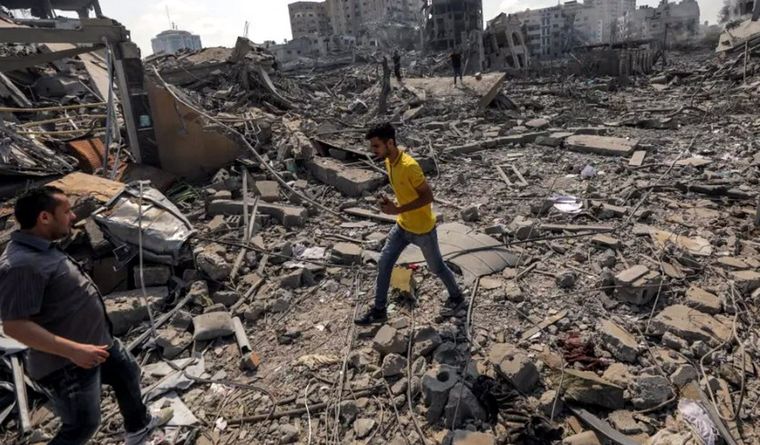 Franja de Gaza bombardeo de Israel Israel respondió con ataques masivos a Franja de Gaza. Foto: Efe.