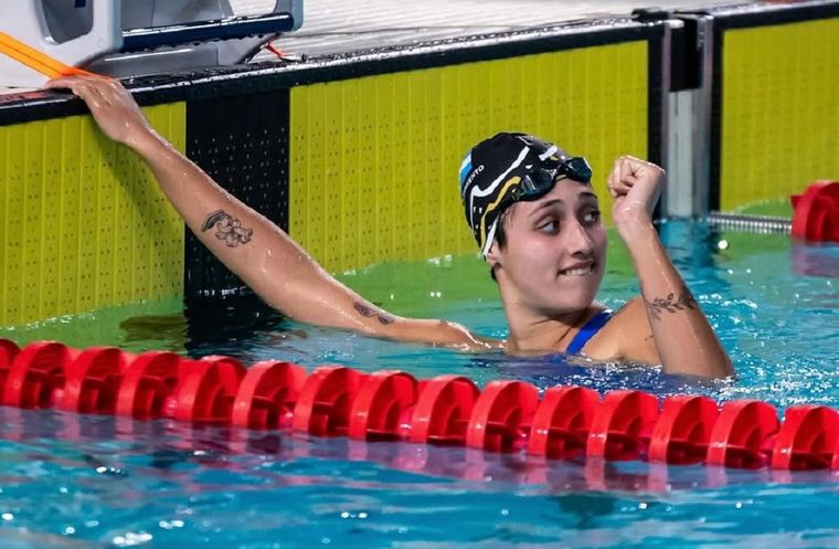 Agostina Hein, la nueva joya de la natación argentina.