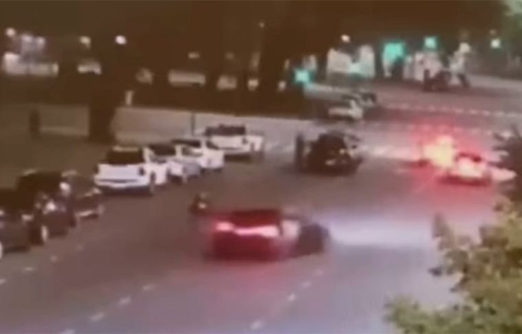 El video del incidente entre Toto Salvio y su exmujer en Puerto Madero.