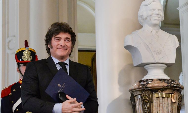 Javier Milei puso en duda la realización del Pacto de Mayo Foto: Presidencia