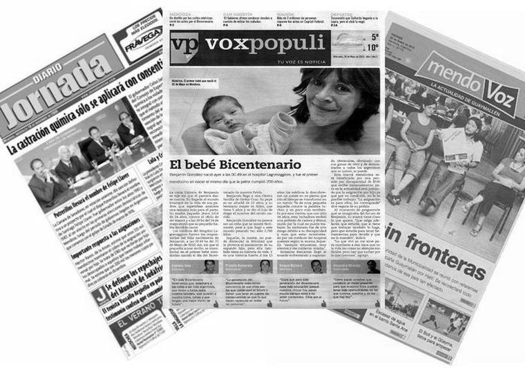 Casi con el mismo formato, los tres medios de distribución gratuita.