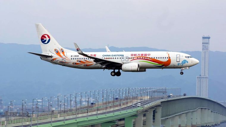 Boeing 737-800 de China Eastern. Foto: LaVanguardia.