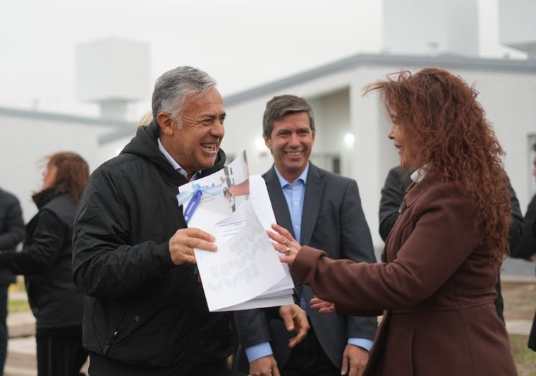El gobernador Alfredo Cornejo aprovechó al máximo su visita al sur.&nbsp;