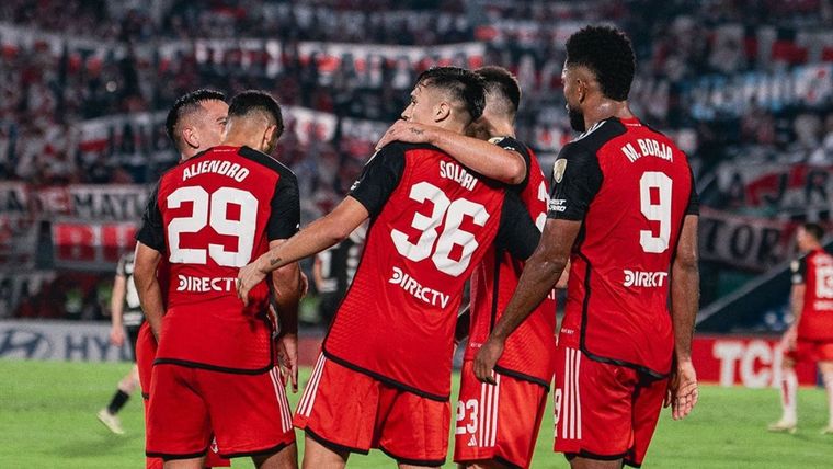 Pablo Solari realizó una sincera autocrítica luego de la victoria. Foto: @RiverPlate