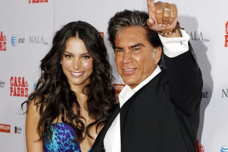 El Puma José Luis Rodríguez junto a su hija Génesis Rodríguez Foto: Twitter