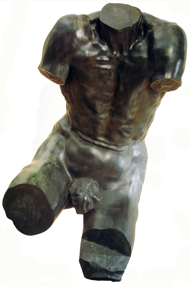 Torso, estudio para Canto al Trabajo. Torso, estudio para Canto al Trabajo.