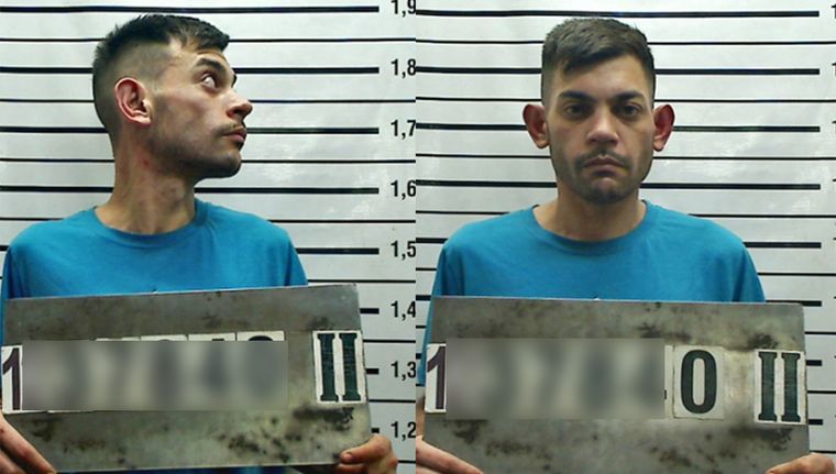 El detenido. Foto: gentileza