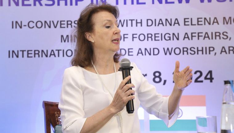 La Cancillería mandó su mensaje oficial tras la elección en Uruguay. Foto: EFE