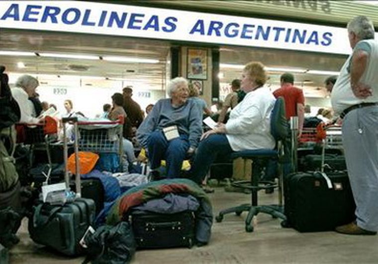 Aerolíneas Argentinas, muy cerca de ser intervenida. Foto: Web