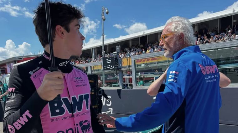 Flavio Briatore le contestó a Franco Colapinto tras el GP de Bélgica.