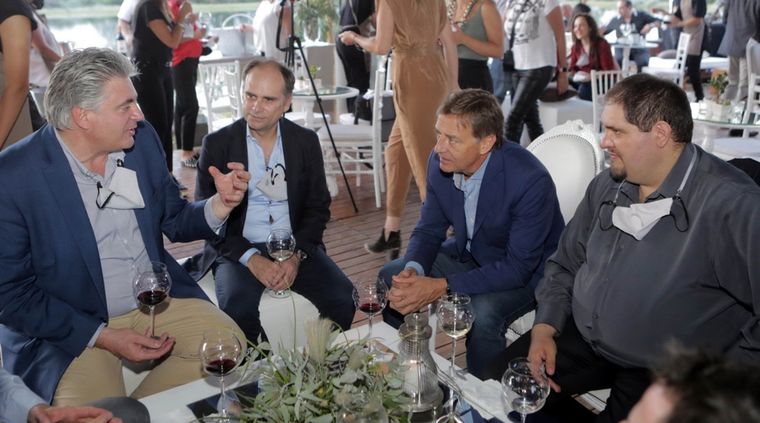 El gobernador en un evento de Bodegas Bianchi, hace pocas semanas. Foto: Gentileza Marcelo Alvarez