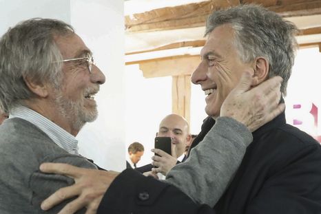 Luis Brandoni junto a Mauricio Macri. Luis Brandoni junto a Mauricio Macri.
