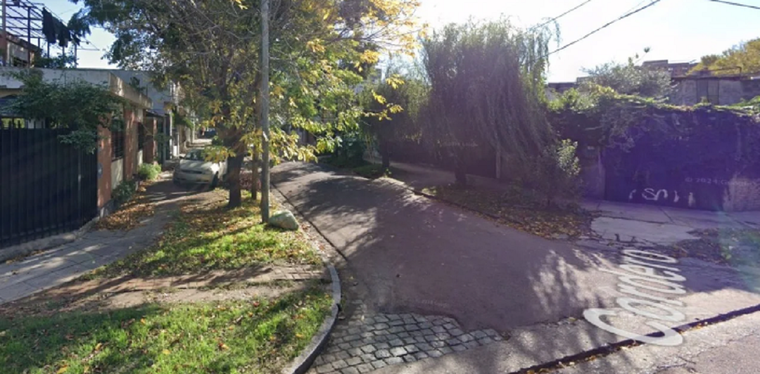 La zona donde sucedió el asalto Foto: NA