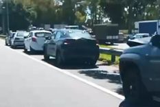El hecho ocurrió a la altura del Parque Sarmiento, en el barrio porteño de Saavedra.