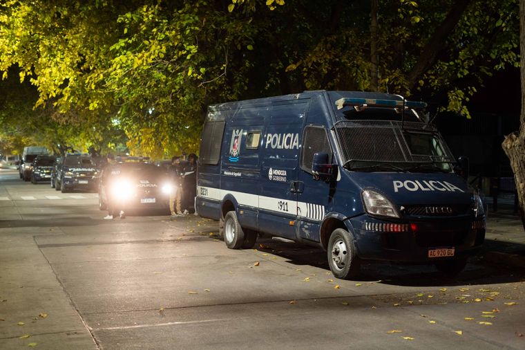 Operativo policial en Mendoza: patrullaje y seguridad preventiva. Foto: Ministerio de Seguridad de Mendoza